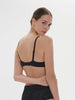 Full cup plunge bra - Black