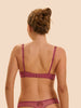Half cup bra - Rose sandalwood