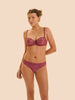 Half cup bra - Rose sandalwood