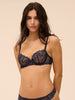 Half cup bra - Sapphire