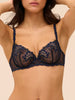 Half cup bra - Sapphire