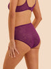 High-waist brief - Blackberry