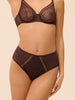 High-waist brief - Dark Brown