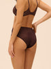 High-waist brief - Dark Brown