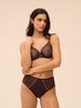 High-waist brief - Dark Brown