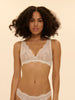 Soft cup triangle bra - Natural