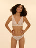 Soft cup triangle bra - Natural