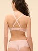 Soft cup triangle bra - Petal Powder
