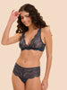 Soft cup triangle bra - Prestige Blue