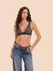 Soft cup triangle bra - Prestige Blue