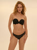 Strapless plunge bra - Black