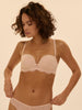 Strapless plunge bra - Peau rosée