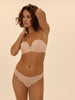 Strapless plunge bra - Peau rosée