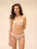 Half cup bra - Petal Powder