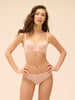 Half cup bra - Petal Powder