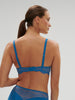 Half cup bra - Myosotis Blue