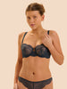 Half cup bra - Prestige Blue