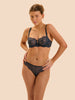 Half cup bra - Prestige Blue