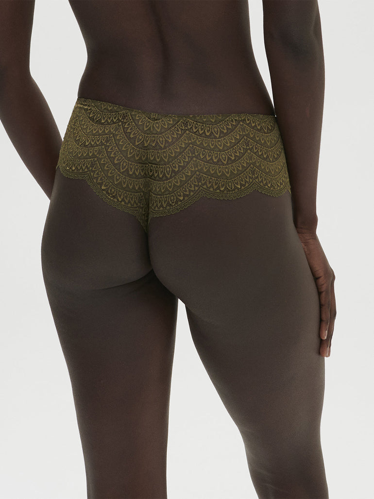 Karma Boyshort - Adventure Green