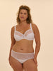 Full cup support bra - White