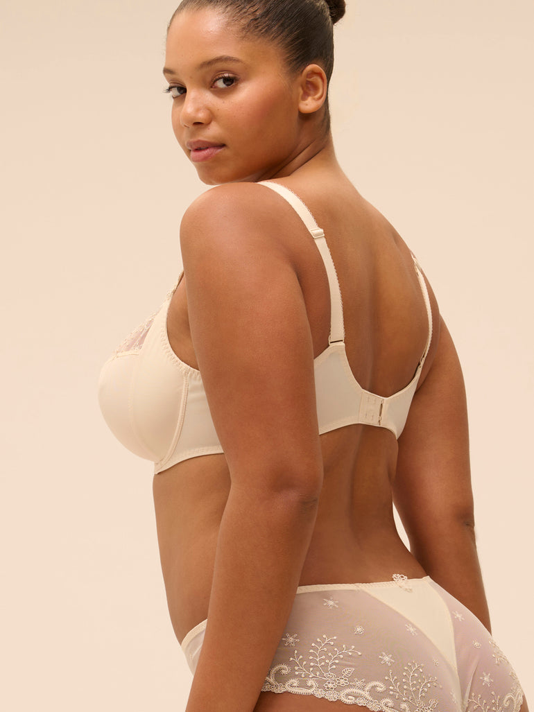 Full cup support bra - Topaz Beige