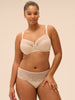 Full cup support bra - Topaz Beige