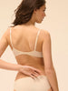 Squared neckline spacer bra - Topaz Beige