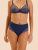High-waist brief - Rainbow Blue