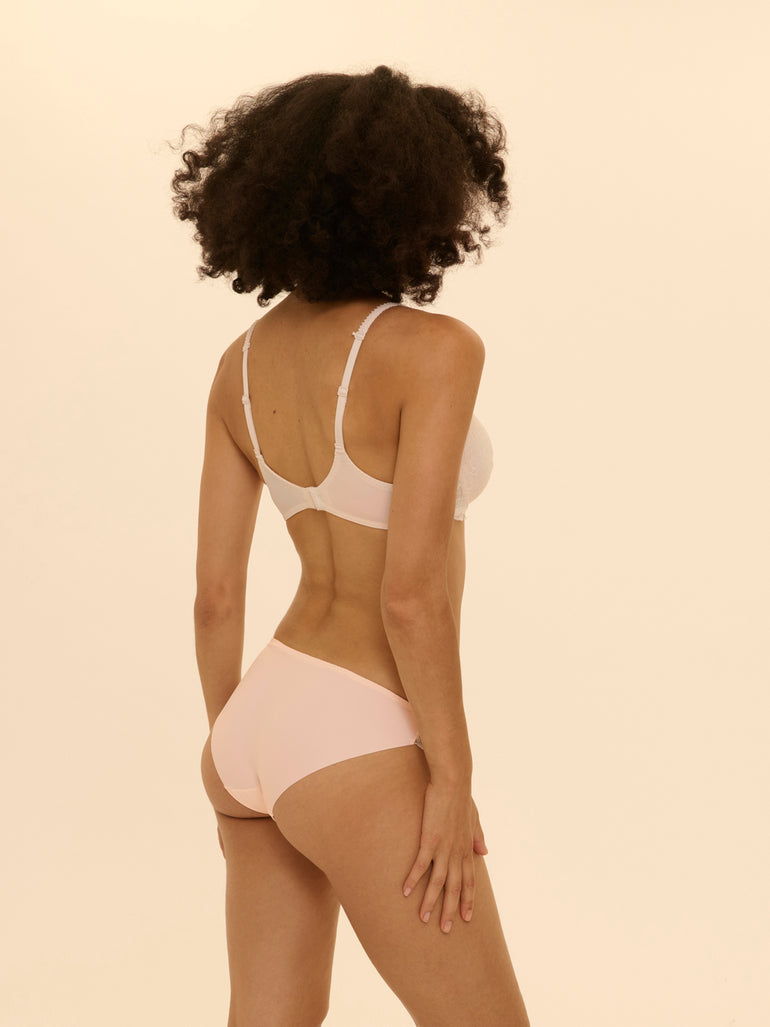 3D plunge bra - Sakura pink