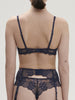 Reve Suspender Belt - Cosmic Blue