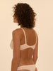 Squared neckline spacer bra - Chic Beige
