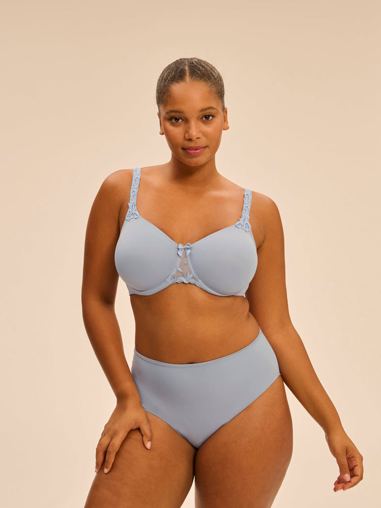 Rigid moulded bra - Dream Blue
