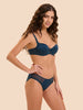 Cotton Bikini brief - Petrol blue