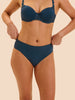High waist slip - Petrol blue