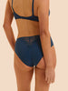 High waist slip - Petrol blue