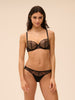 Half cup bra - Black