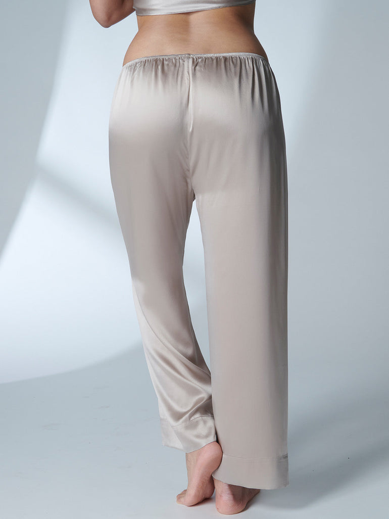 Silk Pant - Moonstone