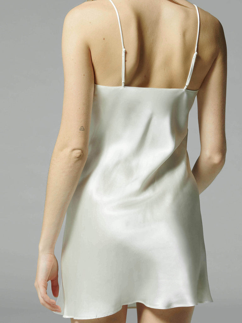 Dream Silk Dress - Ivory