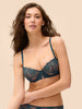 Half cup bra - Prestige Blue