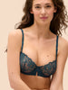 Half cup bra - Prestige Blue