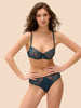 Half cup bra - Prestige Blue