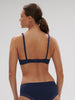 Structured wireless bra - Midnight