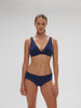 Structured wireless bra - Midnight