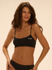 Black Soft cup triangle bra - Limited Edition « CLUB TOUCH, CARE & LOVE »