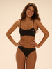 Black Soft cup triangle bra - Limited Edition « CLUB TOUCH, CARE & LOVE »