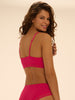 Soft cup triangle bra - Fuschia