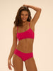 Soft cup triangle bra - Fuschia