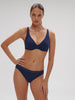 Plunging underwired bra - Midnight