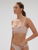 Half cup bra - Petal Powder