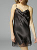 Silk Top - Charcoal